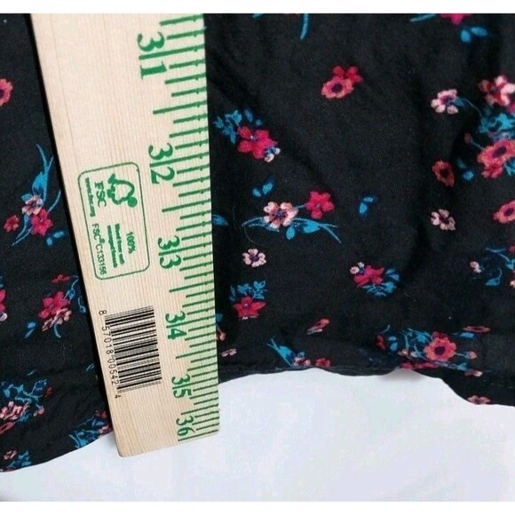 Van's Dress L Floral Side Zip Adjustable Strap Beach Boho Whimsigoth Romantic - Picture 2 of 8